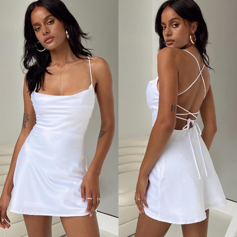 Princess Polly Celena Mini Dress White